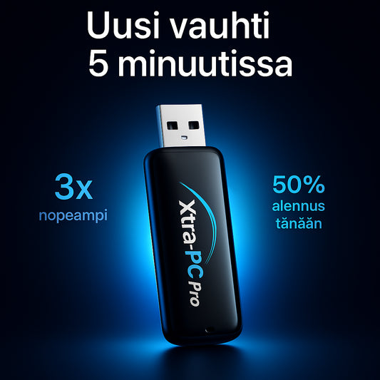 xTra-PC® pro | USB-tikku hitaalle tietokoneelle