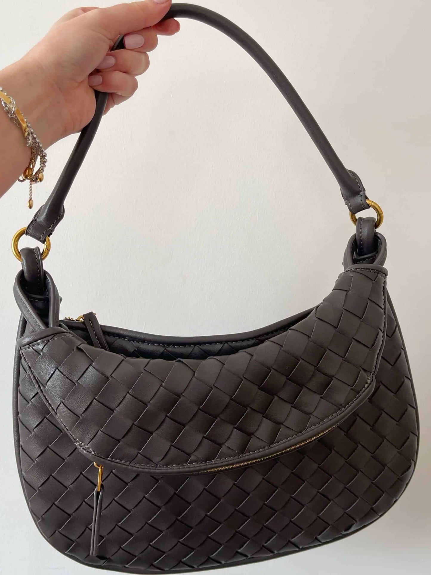 Livia Woven Shoulder Bag