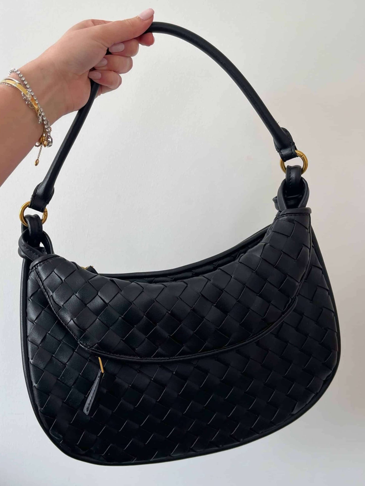 Livia Woven Shoulder Bag