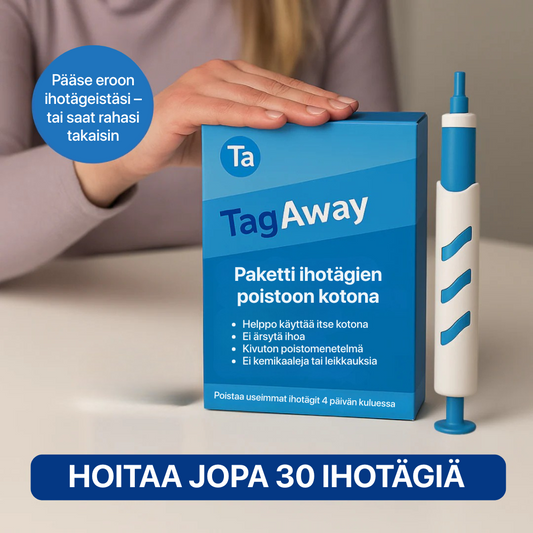 TagAway™ | Pääset eroon itsepäisistä ihotägeistä jo 3 päivässä